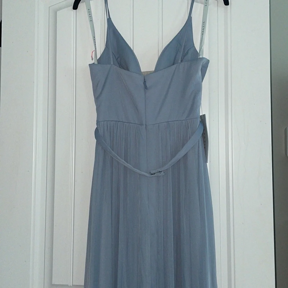 NWT Azazie bridesmaid or formal dress in dusty blue - Picture 6 of 6